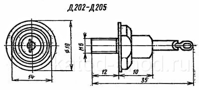 Диод Д202, Д203, Д204, Д205