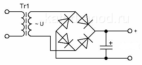 Двухполупериодный выпрямитель