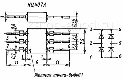 Диодный мост КЦ407А