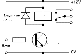 Защитный диод на реле
