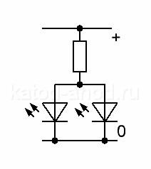 
Светодиоды параллельно