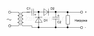Удвоитель постоянного напряжения
