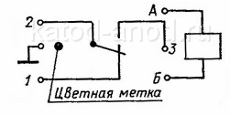 Реле РЭС55б (электрическая схема) Реле РЭС55б (электрическая схема)
