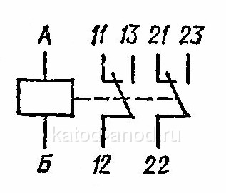 Принципиальная электрическая схема реле РЭС-60