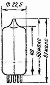 Размеры 6Н5П