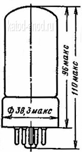 Размеры 6П3С