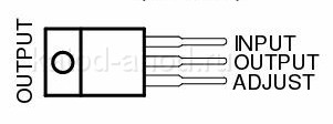 Цоколёвка LM317 в корпусе TO-220