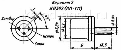 КП302АМ, КП302БМ, КП302ВМ, КП302ГМ