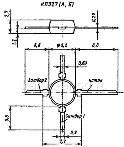 Транзистор КП327