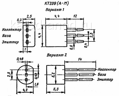 Транзистор КТ209