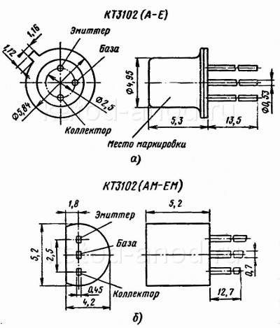 Транзистор КТ3102