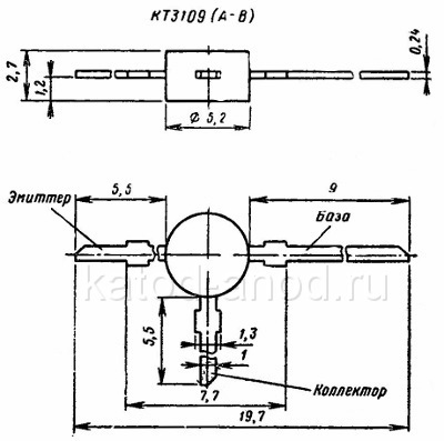 Транзистор КТ3109