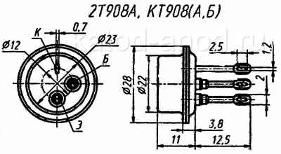 Транзистор КТ908